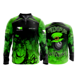 2513 FD Quarter Zip LS - Ribbed Collar OMALLEYS-RACK-ATTACK-FLO INK + $5