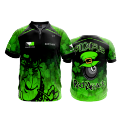 2513 FD Quarter Zip SS - Ribbed Collar OMALLEYS-RACK-ATTACK-FLO INK + $5