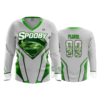 1295 FD Womens V-Neck Longsleeve TEAM-SPOOBY-WHITE