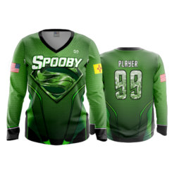 1295 FD Womens V-Neck Longsleeve TEAM-SPOOBY