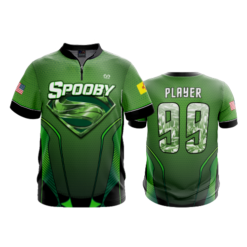 1295 FD Quarter Zip Batting Jacket SS TEAM-SPOOBY