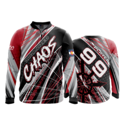 2533 FD Quarter Zip Batting Jacket LS CONTROLLED-CHAOS