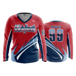 617 FD Womens V-Neck Longsleeve THE-REPLACEMENTS