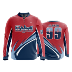 617 FD Quarter Zip Batting Jacket LS THE-REPLACEMENTS