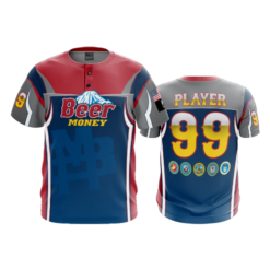 1592 FD 2 Button BEER-MONEY-NAVY