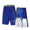 CMS UNISEX REVERSIBLE BBALL 12in SHORTS