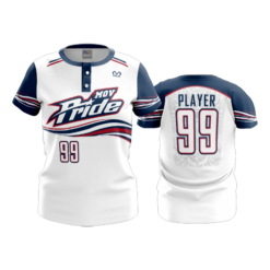 2507 FD Womens 2 Button MOV-PRIDE-WHITE
