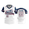 2507 FD Womens V-Neck MOV-PRIDE-WHITE