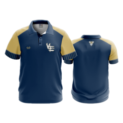 2509 FD Polo VIKINGS-ELITE-BASEBALL-NAVY-PIN
