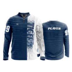 1744 FD Quarter Zip Batting Jacket LS FORT-HAMILTON