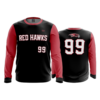2540 FD Long Sleeve MENS REDHAWKS-BLACK