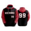 2540 FD Hoody REDHAWKS-BLACK