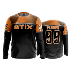 2549 FD Long Sleeve MENS STIX-BLACK