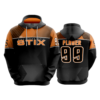 2549 FD Hoody STIX-BLACK