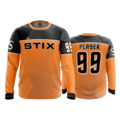 2549 FD Long Sleeve MENS STIX-ORANGE
