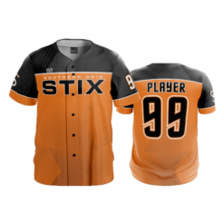 2549 FD ProTek Mens Full Button Down STIX-ORANGE