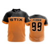 2549 FD Quarter Zip Batting Jacket SS STIX-ORANGE
