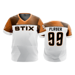 2549 FD Sport V-Neck MENS STIX-WHITE
