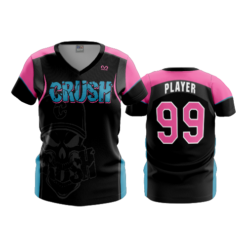 1707 FD Womens V-Neck CRUSH-2019-BLACK