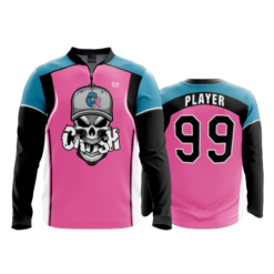 1707 FD Quarter Zip Batting Jacket LS CRUSH-2019-PINK
