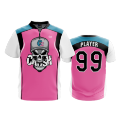 1707 FD Quarter Zip Batting Jacket SS CRUSH-2019-PINK