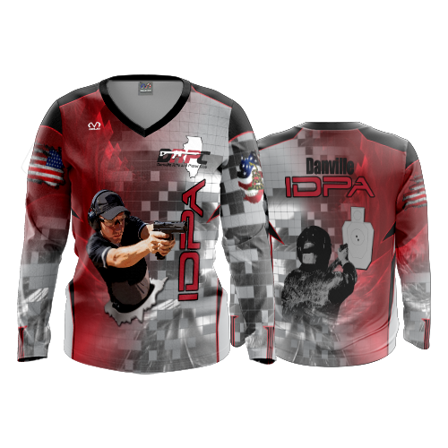 2547 FD Womens V-Neck Longsleeve DANVILLE-IDPA