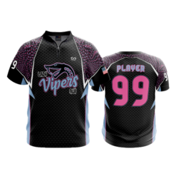 2416 FD Quarter Zip Batting Jacket SS NWI-LADY-VIPERS