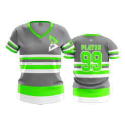 1720 FD Womens V-Neck BEAST-MODE-FLO-GREEN-FLO INK + $5