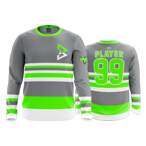 1720 FD Long Sleeve MENS BEAST-MODE-FLO-GREEN-FLO INK + $5