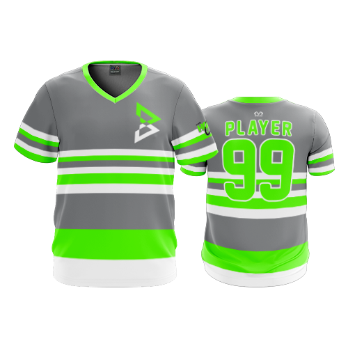 1720 FD Sport V-Neck MENS BEAST-MODE-FLO-GREEN-FLO INK + $5