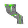 1720 CL CHARCOAL CUSTOM BRAID MENS PANT BEAST-MODE-FLO-GREEN-FLO INK + $5