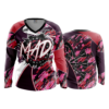 2386 FD Womens V-Neck Longsleeve MERRILL-AREA-DARTS-FLO-PINK-FLO INK + $5