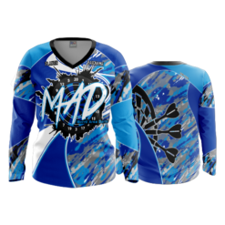 2386 FD Womens V-Neck Longsleeve MERRILL-AREA-DARTS-ROYAL