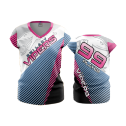 2545 FD Womens V-Neck Capsleeve NWI-LADY-VIPERS