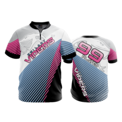 2545 FD Quarter Zip Batting Jacket SS NWI-LADY-VIPERS