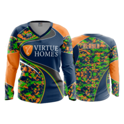 1604 FD Womens V-Neck Longsleeve VIRTUE-HOMES