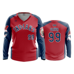 2548 FD Womens V-Neck Longsleeve INDIANS