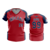 2548 FD Womens V-Neck INDIANS