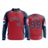 2548 FD Quarter Zip Batting Jacket LS INDIANS
