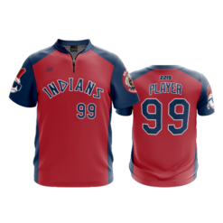 2548 FD Quarter Zip Batting Jacket SS INDIANS