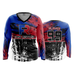 880 FD Womens V-Neck Longsleeve FIRST-RESPONSE