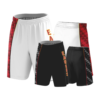 1611 FD REVERSIBLE UNISEX BBALL 12in SHORTS CL