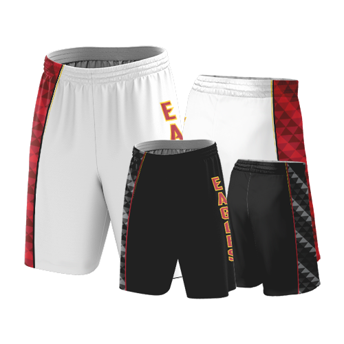 1611 FD REVERSIBLE UNISEX BBALL 12in SHORTS CL