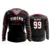 2566 FD Womens V-Neck Longsleeve CIRCLEVILLE-TIGERS-BBALL