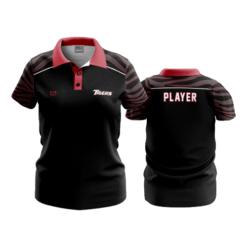 2566 FD Womens Polo CIRCLEVILLE-TIGERS-BBALL