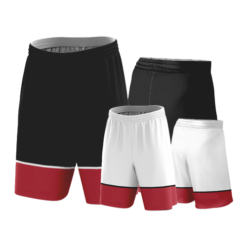 2566 FD REVERSIBLE UNISEX BBALL 12in SHORTS CL CIRCLEVILLE-TIGERS-BBALL
