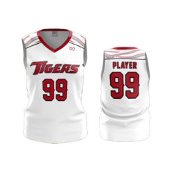2566 FD SQMESH WOMENS BBALL TOP CL CIRCLEVILLE-TIGERS-BBALL