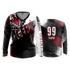 2573 FD Womens V-Neck Longsleeve CENTRAL-OHIO-TIGERS