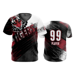 2573 FD Sport V-Neck MENS CENTRAL-OHIO-TIGERS