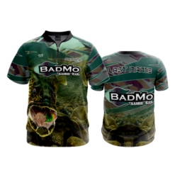1649 FD Quarter Zip SS - Ribbed Collar BADMO-LURES